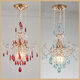 Chandeliers en cristal européen Corridor de lumière Corridor Balcon Light Entrée Lumière Valette de plafond Crystal Light 1W 9885B Modèle