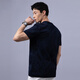 
Desha summer round neck short-sleeved T-shirt men's new printed casual slim round neck pullover loose top LY13557 dark blue S single size