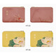 New short coin purse jewelry bag for men and women zipper coin bag card bag bracelet bracelet storage bag creative yellow Anren 8*12cm