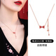 CAOX sterling silver small waist necklace women's clavicle 202021 new light luxury niche ins simple temperament pendant jewelry U31-Palace First Gift Series-Guyun Necklace