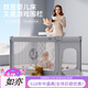 优乐博（ULOP）星梦折叠婴儿床多功能床可移动拼接宝宝床新生儿哄睡神器摇摇床 豪华顶配一键折叠婴儿床-星河金 婴儿床摇篮带蚊帐尿布台-送棕垫
