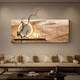 Pupanfeng Wohnzimmer Dekoration Gemälde Retro fühlen Sofa Hintergrund Wandhänge Malerei Einfaches Atmosphäre Teelaum Wandlampe Style C-Dead Holz Spring 12048c menschliche Körper Erfassungslampe Malerei Versorgung 220