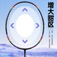 Zeugen (Witess) Zeugen Badminton Racket Single Shot Ultra-Licht Vollcarbon-Kohlefaser-Offensiv-Berufstraining Badminton Racket Eyewitness-Serie [YB691-weiße Linie] Single Pull Line 24 Pfund-Amateur-Anfänger