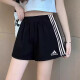 阿迪达斯 （adidas）女款超短裤夏季运动户外健身宽松休闲裤GP5566官方旗舰正品 IP3893黑百褶裙 2XL