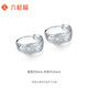 Liuguifu Jewelry Platinum Earrings for Women PT950 Platinum Earrings Birthday Gift 3.05g