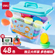 Deli (deli) 48-color ultra-light clay clay colored clay plasticine student art class handmade DIY plastic toys space sand children's kindergarten birthday gift