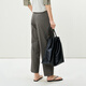 
LESS 2025 summer new straight cut trousers 2P4E13660 367 deep tea green L