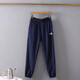 North Summer Elastic et léger pantalon de sport à séchage rapide hommes et femmes pantalon de soie glace décontractée mince pantalon décontracté à la mode 695-31948 Pantalon à séchage rapide noir xl