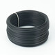 Bingyu BY-30251 Plastic coated iron wire binding wire Optical cable communication strap Black round iron core 0.7mm outer diameter 1.3 (70m)