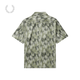 Fred Perry Men's Casual Shirt 2025 Été Bleas Wheat Ear Street Beach Short Shirt Tide M9898 Khl / Olive L