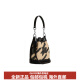 CoaCH (COACH) Dempsey14 large logo pattern drawstring hardware buckle leather bucket bag shoulder bag handbag handbag for women basic package (bag + dust bag)
