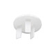 Socket anti-child electric shock protective cover jack cover plug safety plug hole blocking plug strip sealing cover anti-electric shock children's socket protective cover three holes-4 pcs