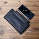 
ANYSMIC luxury brand bag men's bag men's handbag genuine leather casual zipper mobile phone bag large capacity clutch wallet black