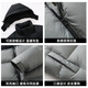 Yaya 255 down-filled winter thickened down jacket men's short detachable hood bread coat warm and cold-proof jacket