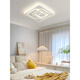 Mulinsen Iluminación Mulinsen La misma lámpara de sala de estar Luce de techo LEACHING LATINUA DE ESPECTURO COMPLETO Lámpara de techo LED ZC1048 Triángulo blanco y negro de 46 cm sin poste