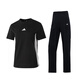 
Adidas suit women's 25 summer new fashion round neck short-sleeved T-shirt breathable running sports pants straight pants two-piece set two-piece set/simple trend M