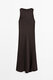 
Massimo Dutti autumn new product 2025 women's old-fashioned style exquisite light luxury long satin halter neck dress 06685530 Chocolate color XS (CN 165/84A)