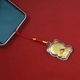 Kailuocao Yushou Yuanbao Cat Pends Mobile Chain Chain Chailina Costeo Coste de Body Coste Ornamento Yuanbao Cat Colgante [One]