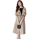 ROMON (ROMON) trench coat for women 2025 new spring and autumn Korean style loose and casual high-end brand age-reducing medium-length coat trendy coat for women Coffee M Recommended 95-120Jin [Jin equals 0.5 kg]