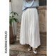 FHHUABD [Oufan] Hepburn style fashionable balloon skirt summer new solid color versatile high waist fluffy skirt for women 9856 khaki color equal size