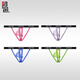 
Ayi men's underwear thong summer thin low waist sexy ice silk U convex breathable double thong T-trouser high cross hollow rose red_881 removable single_double tick M