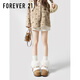 FOREVER21 Bohemian Snow Boots Women's 2025 Winter New Plush Thickened Outdoor Versatile Warm and Anti-Slip Casual Cotton Shoes