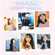 SONGDIAN Disney Strawberry Bear digital camera front and rear dual-camera student high-pixel camera vlog campus portable card machine can be transferred to mobile phone Glacier White 128G memory