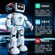 Yimi children's intelligent programming remote control robot toys boy gesture sensing early childhood education voice conversation birthday gift Panda warrior robot gift box spray/remote control
