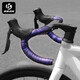 Road bicycle bicycle handlebar strap wrapping belt bicycle handlebar strap anti-slip wear-resistant strap bicycle riding handlebar strap dopamine-white EVA material/double shock absorption