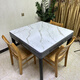 
CLCEY high temperature anti-scalding mahjong machine cover board wooden universal mahjong machine desktop board household dining table table square anti-scalding champagne color cover board 9898 cm