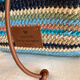 Nanfeng Chio2nd Rainbow Candy Candy Bucket Bag Сумка женская сумка 2025 Новая плетена