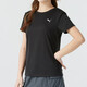 Puma (Puma) Anzug Frauenkleidung 2025 Sommer Fitness, die atmungsaktiven Sport-Kurzärmel-T-Shirt-T-Shirt-T-Shirt-T-Shirt-T-Shirt-Trainingshorts 2-teiliger 528393-01+685640-01 m läuft