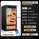 Shantou Lincun Qielong fingerprint lock cigar cabinet constant temperature and humidity cedar wood shelf water ion removal of ammonia alcohol WIFI cigar cabinet 95C light luxury black stainless steel door ammonia purification + WiFi + fingerprint lock + cedar
