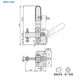 LISMWDC11401 Quick clamp clamp WDC12401 same model replaces Yiheda type vertical compression elbow clamp [Economic type] WDC11401