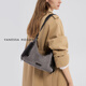 Vanessa Hogan [Nouveau produit haut de gamme] sacs pour femmes VH, sacs hobo, sac à bandoulière de luxe léger en velours inversé de taille moyenne, gris rime [avec boîte cadeau exquise]