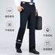Simple direction mulberry silk men's trousers middle-aged and elderly casual trousers for summer thin men's unironed suit pants dress pants black summer thin 9902 average size 29 size (2 feet 2 waist circumference)