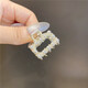 Exquisite clip clip hair card women's hair accessories half-tied hair clip on the back of the head for women 2023 new small bang clip headdress random 2 packs (alloy clips)
