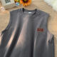Classic Car (Laoyche) Gilet pour hommes T-shirt sans manches à manches inférieures à la tendance à la tendance masculine de grande taille