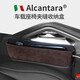 BIMLL BAlcantara car clip storage box chair clip car storage box storage box interior seat interior 9002 black + black: new storage box