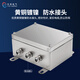 Outdoor stainless steel waterproof junction box 304/316 customized cable branch junction box three-proof UK waterproof junction box 150*150*100304