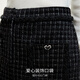 VEROMODA Shorts Autumn New Small Fragrance Style Beaded Weaving Splicing Waist Shorts 3011 Black M 165/68A