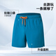 何佳功泳裤男防尴尬速干沙滩裤成人温泉泳裤高端男士泳衣多巴胺冲浪短裤 ES6孔雀蓝(三角内衬)升级款 M(适合体重50-60kg) 均码