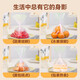 
Export-grade flat-mouth fresh-keeping bags Food grade point-break disposable plastic bags Kitchen food package bags 50 small pieces (17*25cm)