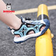 Jungen Zehen Sandalen Sommer 2025 Neue Kinder Beachschuhe mittelgroße Kinder Anti-Schlupf-Weiche Sohle Jungen Sports Sandalen TBDK983 Blau 39 Schuhlänge 24,5 cm