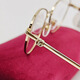 Gucci glasses frames, stylish metal letters, cat eye glasses frames, can be equipped with myopia lenses, gold 1595O-001