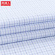 Antarctic plaid shirt men's short-sleeved summer thin business casual middle-aged and young men's large-size dad's shirt inch njr-wh16813-2 blue short-sleeved 38