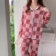 S.SOFEA春季睡衣女长袖牛奶丝家居服网红广州十三行 M6624#蓝帕恰狗 175 L