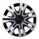 Adecuado para Wuling Rongguang NUEVA TARJETA VIAJE CUBIERTA CUBIERTA PULMA CUBIERTA DE CAPA DE RUEDA Iron Cubierta de anillo de acero SN7374 de 15 pulgadas Silver 1