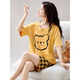 Calculat/Keen (Calculat/Keen) CK Sommer-Frauen-Kurzarm-Pyjama-Set mit einem Brustpolster integriert Home Clothing Dünne große Sommer-Baumwoll-GXT1047 L (Empfohlen 95-115 Jin [Jin gleich 0,5 kg]))