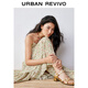 
UR [Zhong Chuxi co-branded model] 2025 autumn new women's vacation style floral dress UYL750113 beige print M